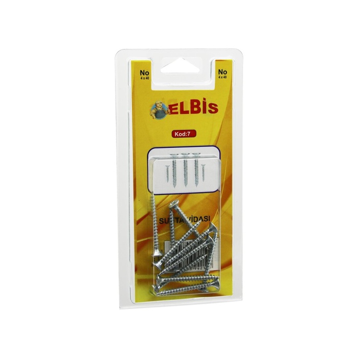 ELBİS-07  4X40 DÜBELLİ VİDA *12X24