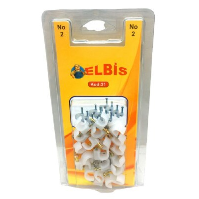 ELBİS-31  NO-2 ÇELİK ÇİVİLİ KROŞE *12X24