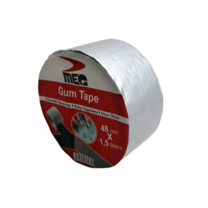 MEG GUM TAPE ( 48MMX1.5MT ) SU SIZDIRMAZ SAKIZ TAMİR BANTI*96