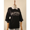 2 İplikli CALIFORNIA Baskılı Kadın Sweatshirt