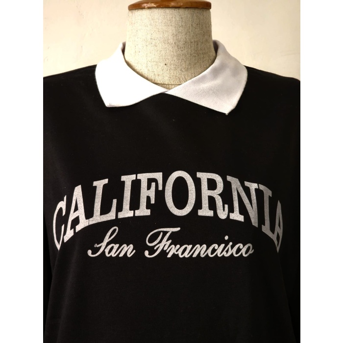 2 İplikli CALIFORNIA Baskılı Kadın Sweatshirt