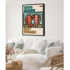 HOMEPACK AHŞAP ÇERÇEVELİ TEK PARÇA TABLO POSTER TABLO TK/104