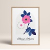 HOMEPACK AHŞAP ÇERÇEVELİ (tüm renkler) BLOSSOM TABLO  POSTER TABLO SETİ BLOSSOM/019