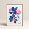 HOMEPACK AHŞAP ÇERÇEVELİ (tüm renkler) BLOSSOM TABLO  POSTER TABLO SETİ BLOSSOM/025