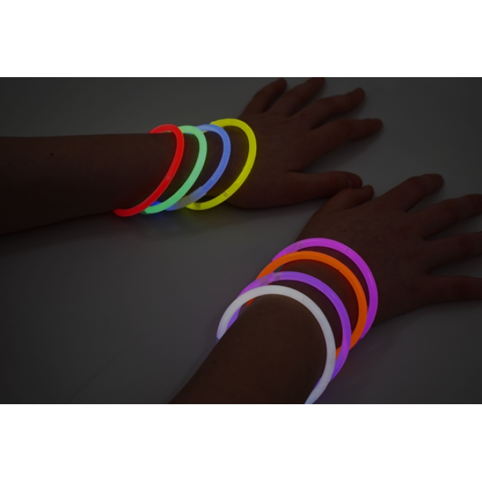 Karanlıkta Parlayan Glow Stick Çubuklar 50 Adet - RP1770