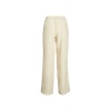 Yüksek Bel Mom Fit Krem Kadın Pantolon 12200751