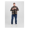 Standart Kahve Erkek Gömlek 12236741_JJEEDDIE OVERSHIRT LS PLS