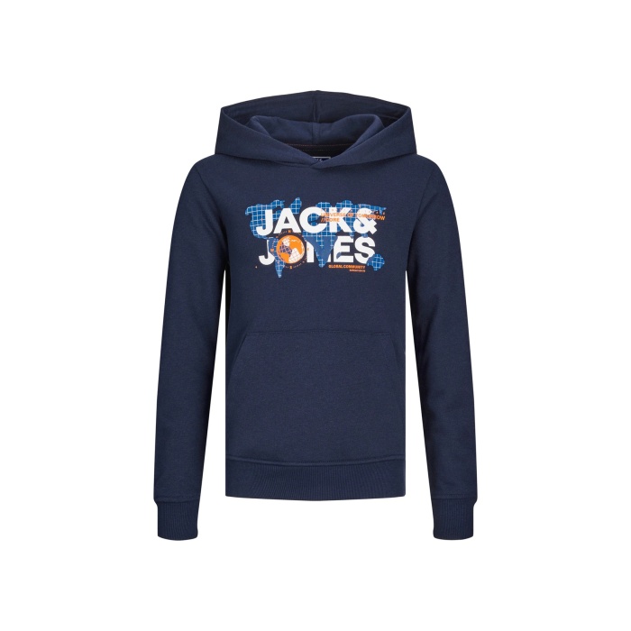 Baskılı Erkek Çocuk Lacivert Sweatshırt JCODUST SWEAT HOOD SN JNR