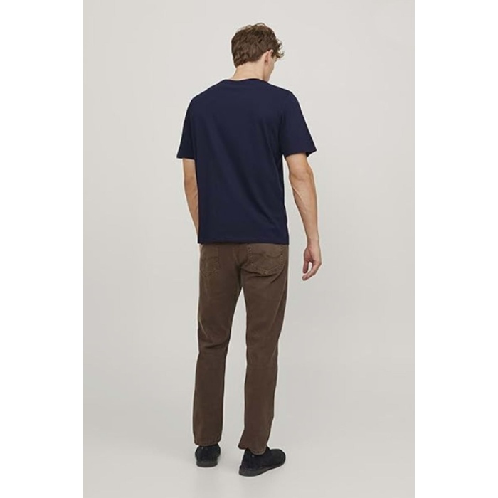 Jack&Jones 12253778 JJEPAULOS TEE SS CREW NECK - LACİVERT - 4XL - ST07141-LACİVERT-4XL