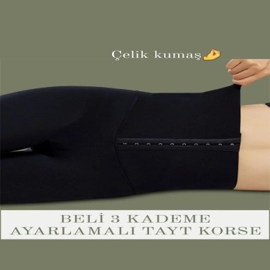 BELİ AGRAFLI TAYT KORSE