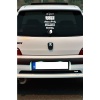 Oto Arka Cam Sticker İngilizce Model 74 40*20 Cm