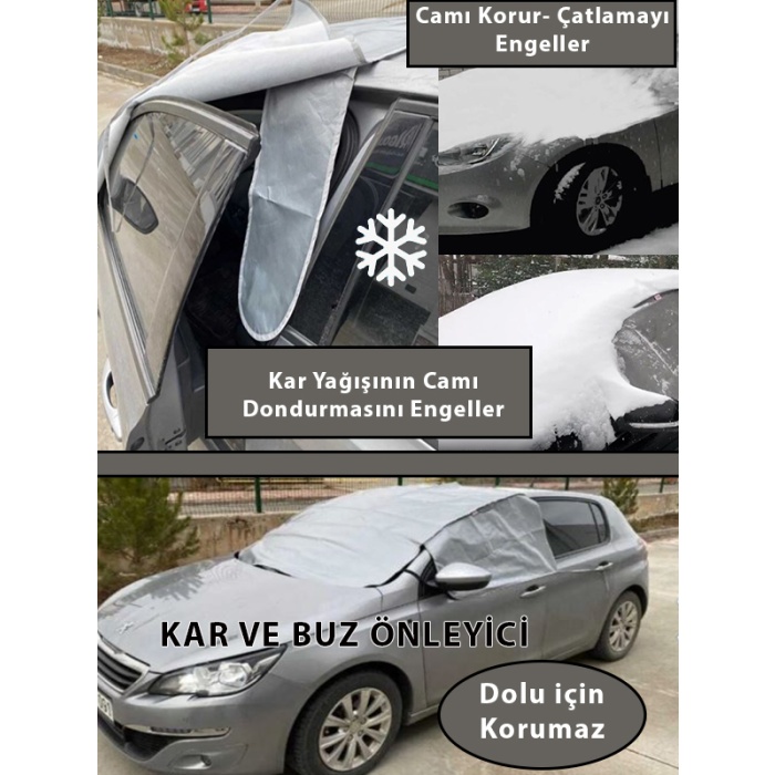 AUDI S3 SPORTBACK ölçülerine Uyumlu Ön Cam Kar ve Buz brandası