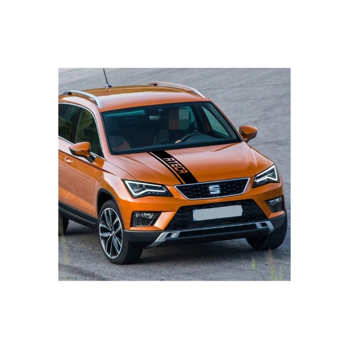 Seat Ateca Ön Kaput Şerit Sticker Etiket Modeli