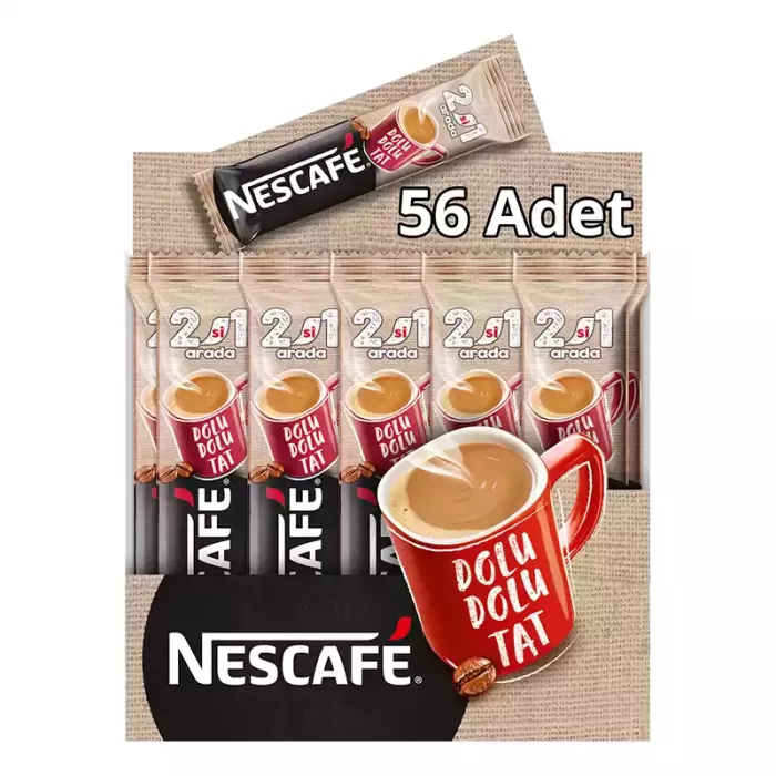 NESCAFE 2Sİ 1 ARADA KAHVE 56LI