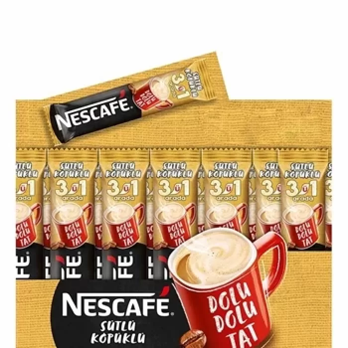 NESCAFE SÜTLÜ KÖPÜKLÜ KAHVE 72Lİ