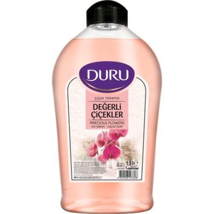 DURU DEĞERLİ ÇİÇEKLER SIVI SABUN 1.5 LT