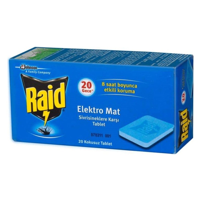 RAİD ELEKTRO MAT 20 Lİ TABLET