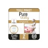 Sleepy Pure Baby Organik Bebek Bezi Jumbo 2 Beden 3-6 Kg 68 Adet