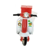 Çek Bırak Metal Vespa Motor 12 Cm - FY361A-12D - Kırmızı