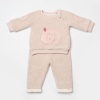 Bibaby Pretty Moments 2Li Bebe Takım 59812 Ecru Pink