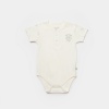 Bibaby Biorganic Koala Jungle Kısa Kol Bebek Body 56972 Gri