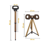 Katlanabilir Baston Tabure, Walking Stick And Portable Stoo