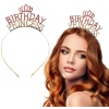 Birthday Princess Kristal Taç – Altın Kaplama