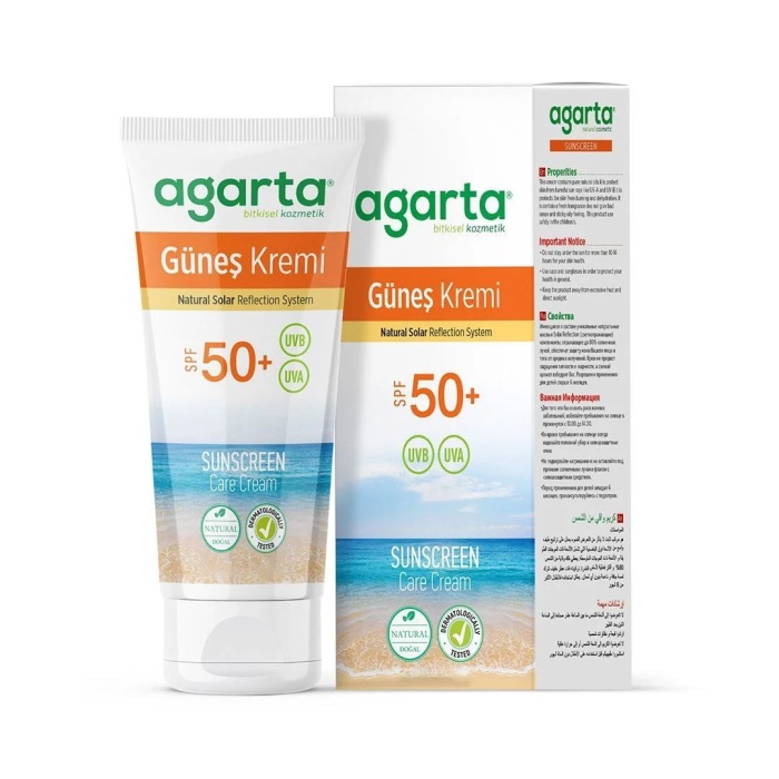 Agarta Doğal Güneş Kremi SPF 50+ 100ml