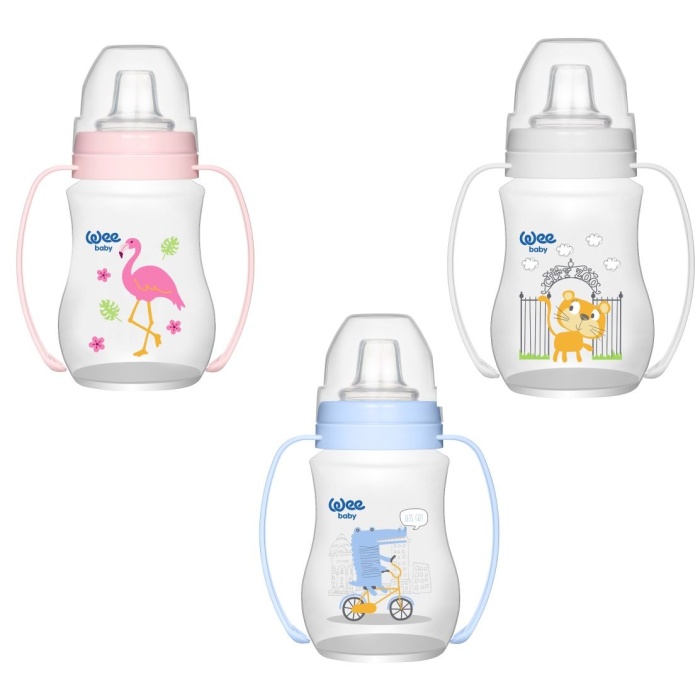 Wee Baby Akıtmaz Kulplu PP Antikolik Bardak 250 ML 754