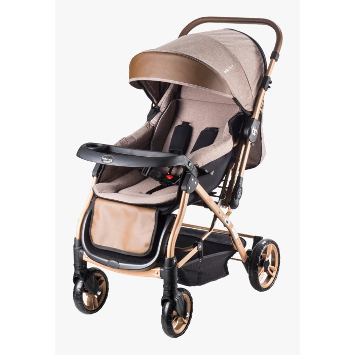 Baby Care 65 Capron Çift Yönlü Bebek Arabası Kahve