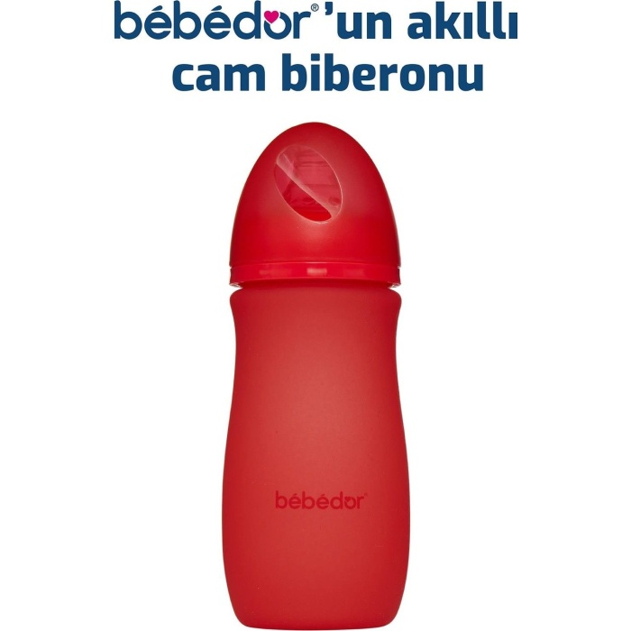 Bebedor Isıyla Renk Değiştiren Cam Biberon 260ml 52302