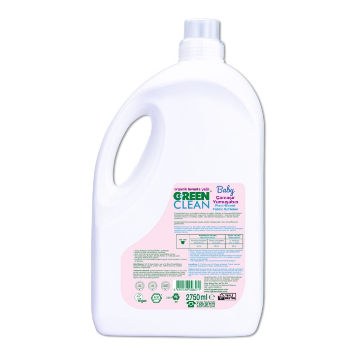 Green Clean Baby Bitkisel Çamaşır Yumuşatıcı 2750ml