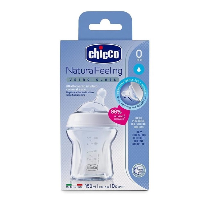 Chicco Natural Feeling Cam Biberon 0+ Ay 150ml