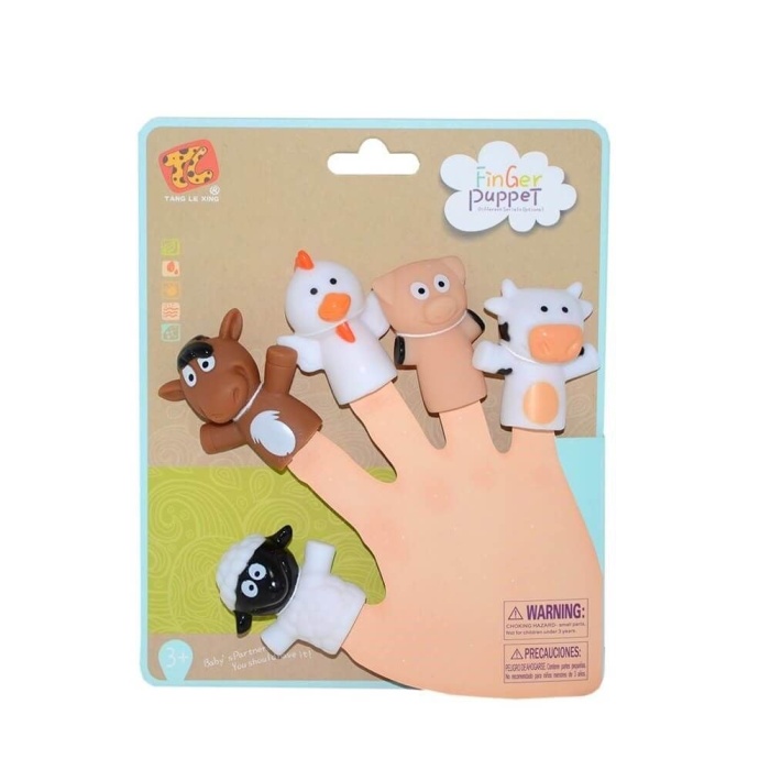 Finger Puppet Hayvan Figürlü Parmak Kuklası