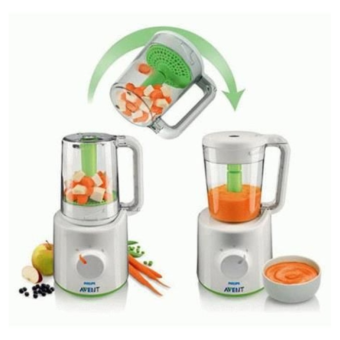 Philips Avent Buharlı Pişirici ve Blender Wasabi SCF870/22