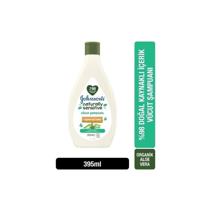 Johnsons Baby Naturally Sensitive Vücut Şampuanı 395ml