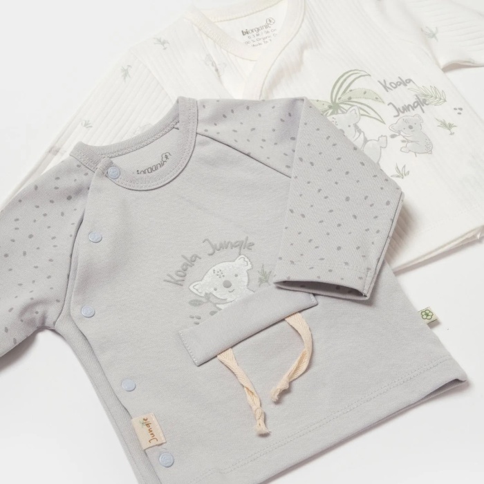 Bibaby Biorganic Koala Jungle 2Li Zıbın 73316 Gri