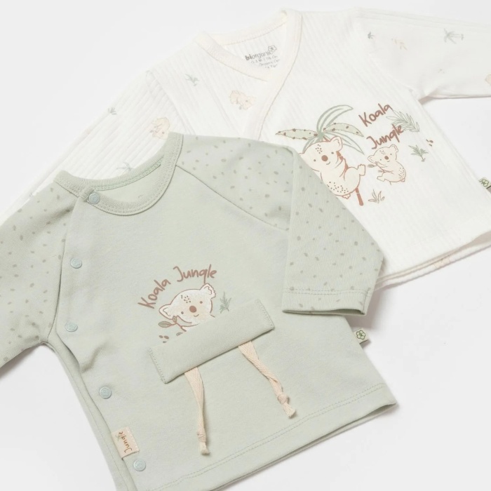 Bibaby Biorganic Koala Jungle 2Li Zıbın 73316 Mint