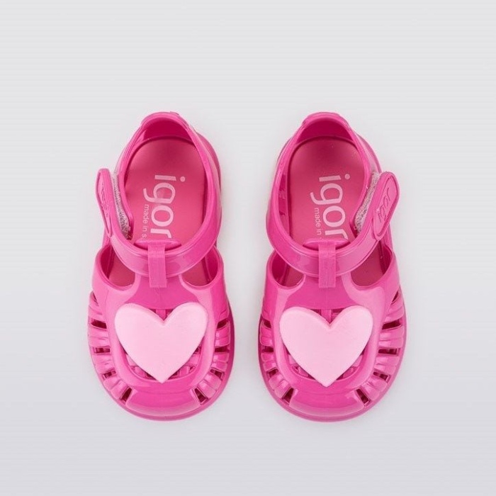 İgor Tobby Gloss Love Sandalet 10310 Fucsia