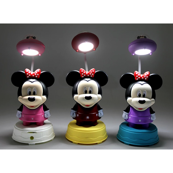 Mickey Mouse Masa Üstü Lamba Şarjlı Usb Alk2716