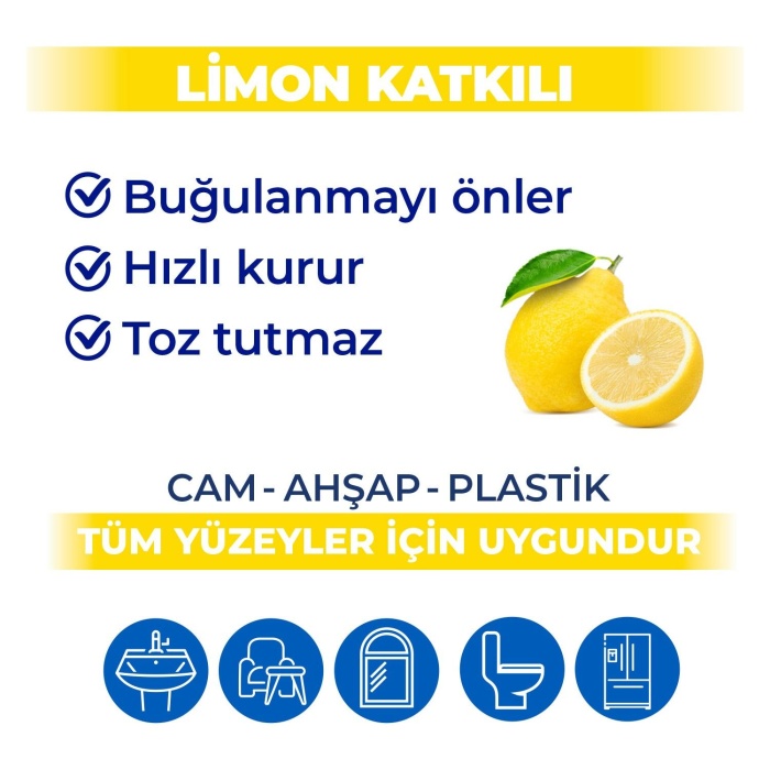 Bingo Yüzey Temizlik Havlusu 96 Adet Limon