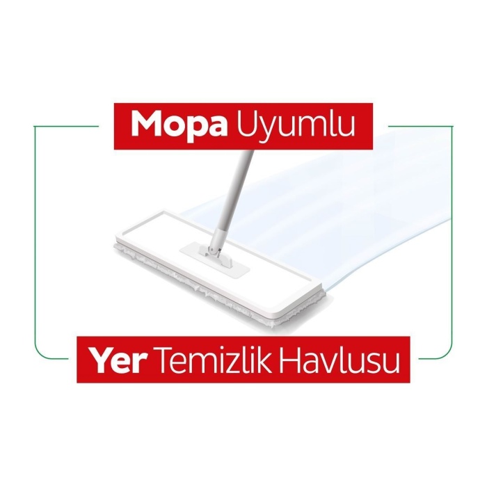 Sleepy Yer Temizlik Havlusu Mop Uyumlu 50 Adet Arap Sabunlu