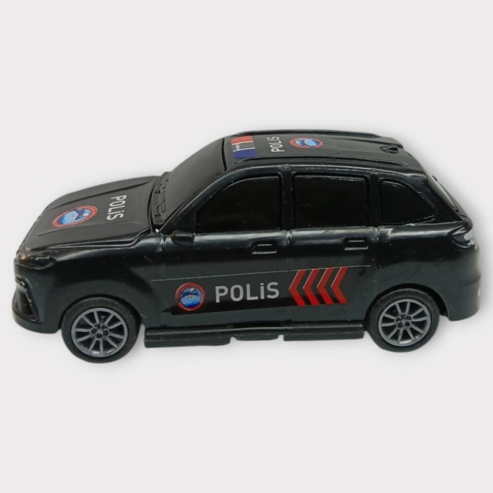 Çek Bırak TOGG Polis Arabası -Siyah Hatchback