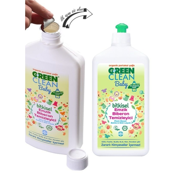 Green Clean Baby Bitkisel Emzik Biberon Temizleyici 500ml