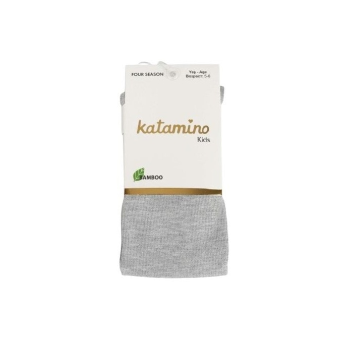 Katamino Mirabel Kız Bambu Külotlu Çorap K30207 Gri