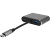 Hytech Hy-usbc22 4 İn 1 Type C To, Pd+hdmı+vga+usb3.0 Çevirici Hub Adaptör