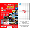 Tanex Laser Etiket 100 Yp 40x20 Mm Laser-copy-ınkjet Tw-2270