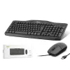 Acer Oak-930 Kablolu Sessiz Tuşlu Klavye Moue Set Siyah (klavye 1,40cm/mouse 1.60cm Kablo)