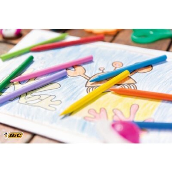 Bic Pastel Boya Plastidecor Karton Kutu 12 Li 920299