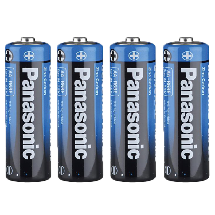 Panasonic Çinko Karbon Kalem Pil (aa) R6be 4lü Takım